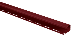 Планка "J - trim" Альта-Профиль Красная Т-15 - 3,00м (А)